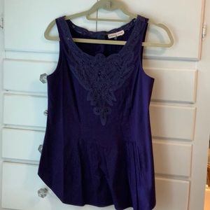 Cotton button up top